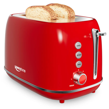 2-Slice Retro Toaster with 6 Browning Settings