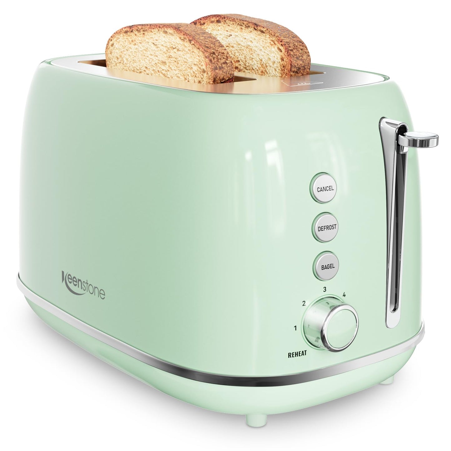 2-Slice Retro Toaster with 6 Browning Settings