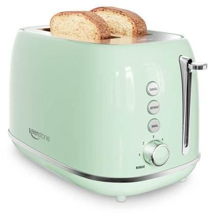 2-Slice Retro Toaster with 6 Browning Settings