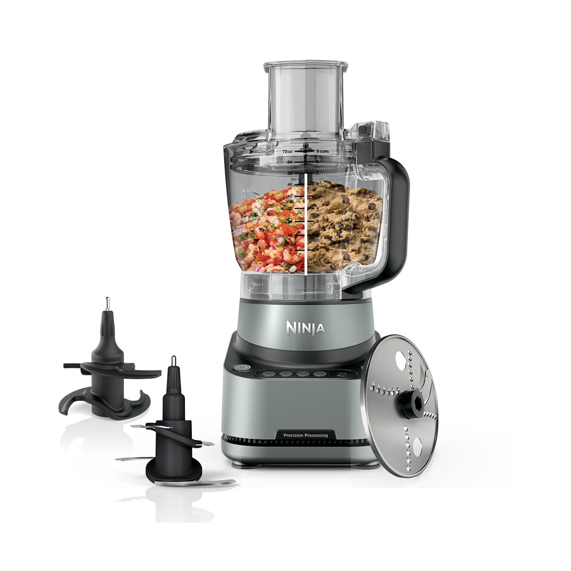 9-Cup Food Processor with 4-in-1 Functions