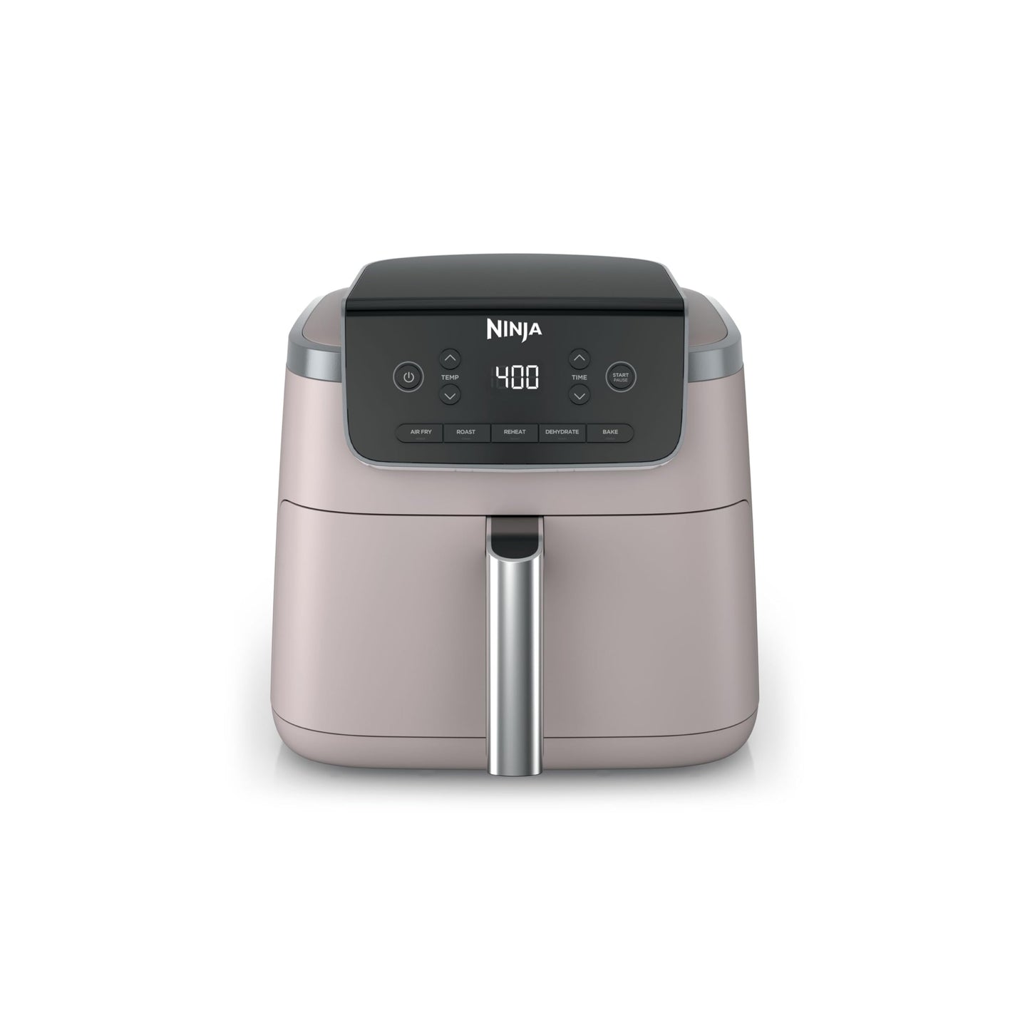 Ninja Air Fryer with Air Crisp | 5 QT Capacity fits up to 4lbs of Fries | 4-in-1 Pro Air Fry, Roast, Reheat, Dehydrate | 400°F Max Temp | 1750 Watts | W/Nonstick Basket & Crisper Plate | Grey | AF141