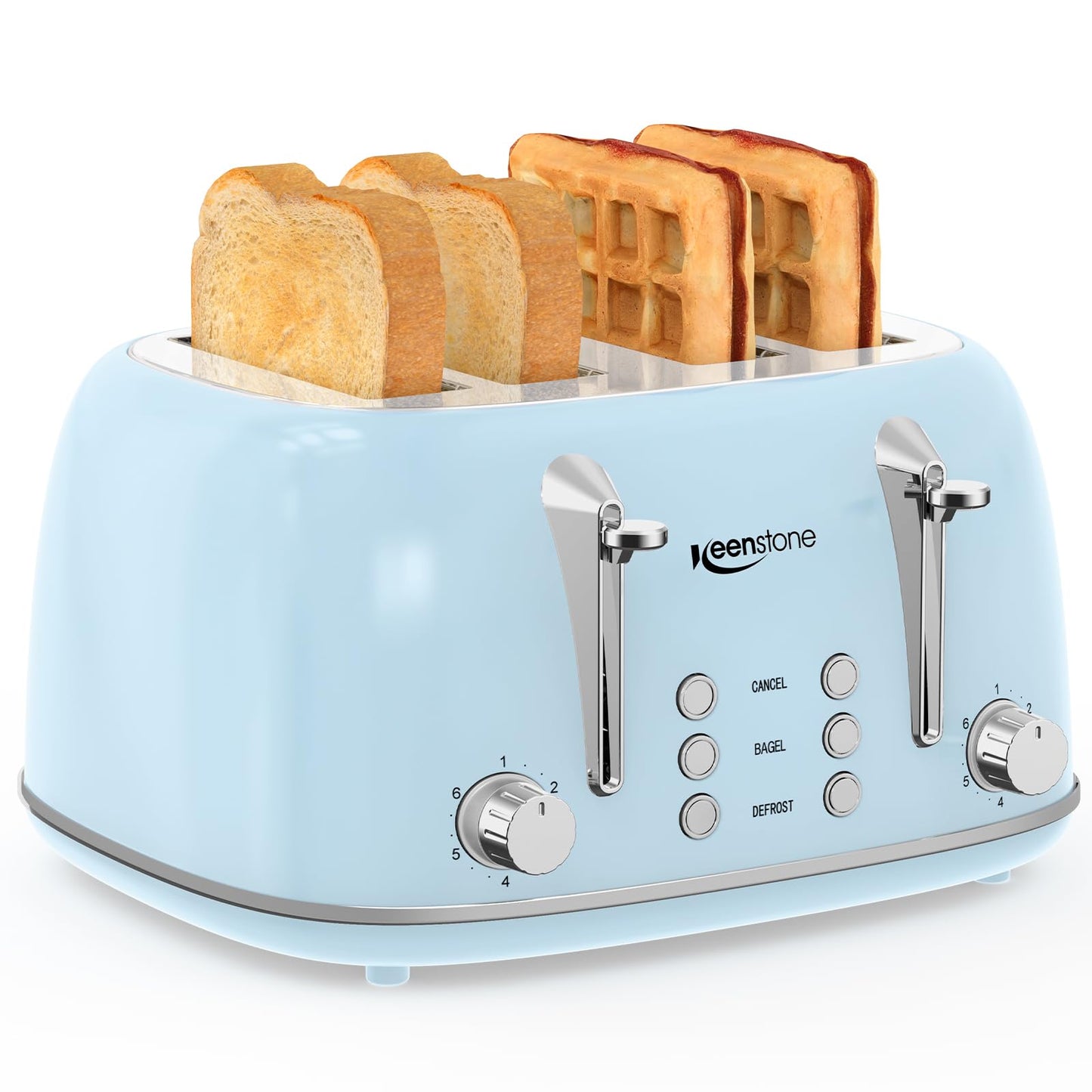 2-Slice Retro Toaster with 6 Browning Settings