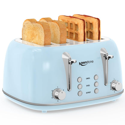 2-Slice Retro Toaster with 6 Browning Settings