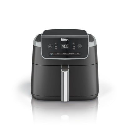Ninja Air Fryer with Air Crisp | 5 QT Capacity fits up to 4lbs of Fries | 4-in-1 Pro Air Fry, Roast, Reheat, Dehydrate | 400°F Max Temp | 1750 Watts | W/Nonstick Basket & Crisper Plate | Grey | AF141