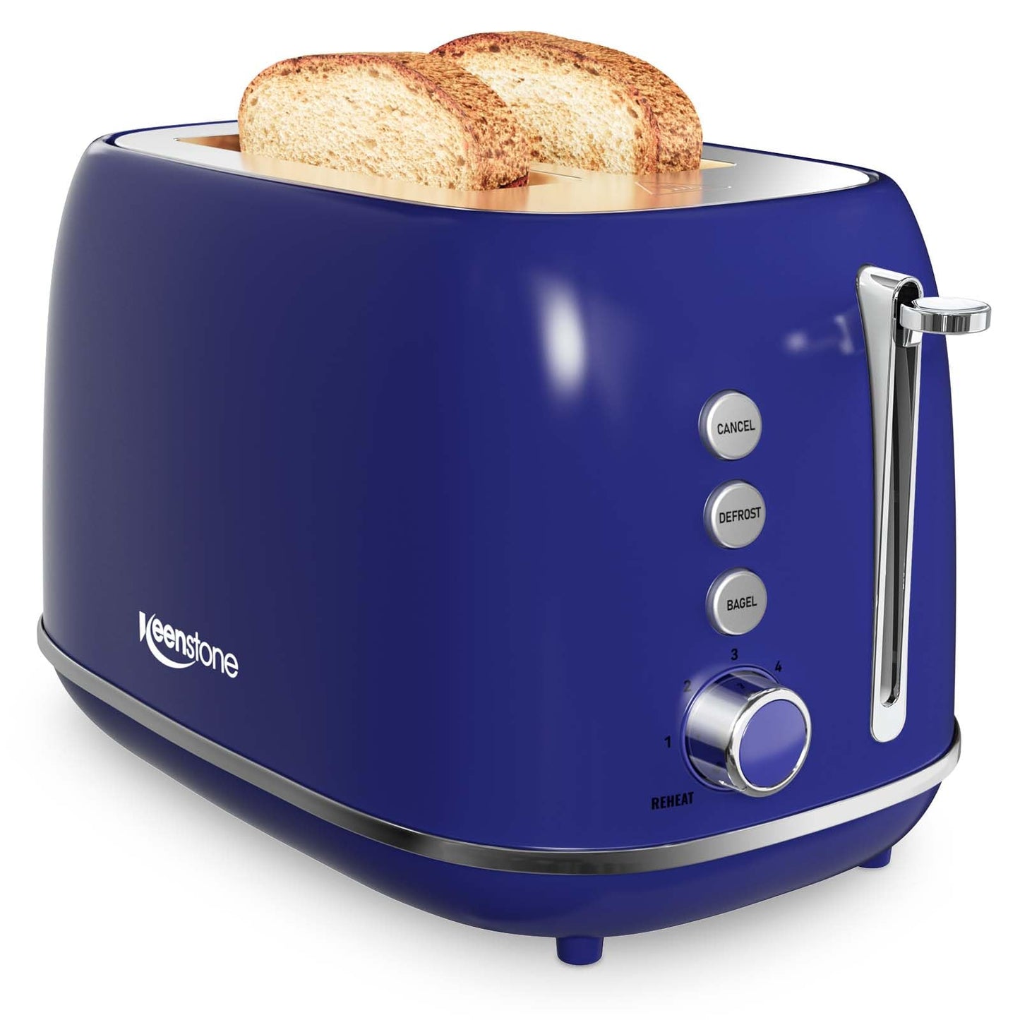 2-Slice Retro Toaster with 6 Browning Settings