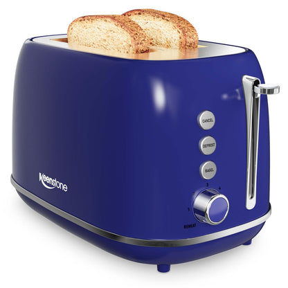 2-Slice Retro Toaster with 6 Browning Settings