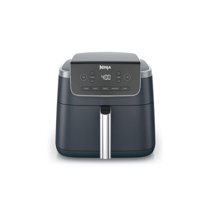 Ninja Air Fryer with Air Crisp | 5 QT Capacity fits up to 4lbs of Fries | 4-in-1 Pro Air Fry, Roast, Reheat, Dehydrate | 400°F Max Temp | 1750 Watts | W/Nonstick Basket & Crisper Plate | Grey | AF141