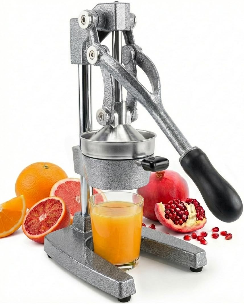 Cast Iron Citrus Juicer with Stainless Steel Cup
