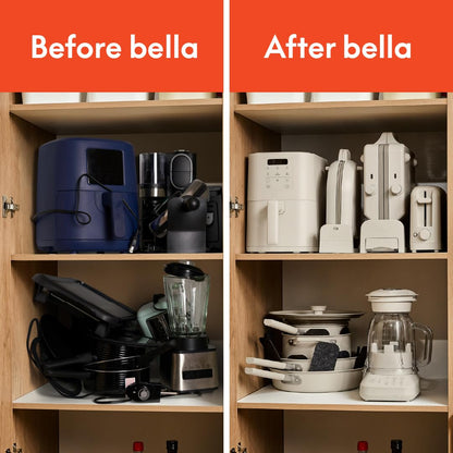 Bella 7 Piece Ceramic Non-Stick Cookware Set