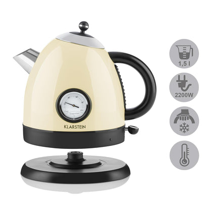 1.5L Stainless Steel Electric Kettle with 2200W Power