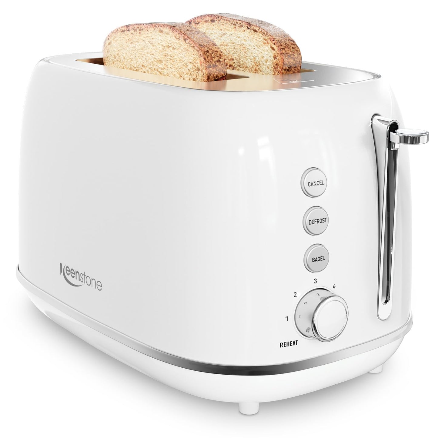2-Slice Retro Toaster with 6 Browning Settings