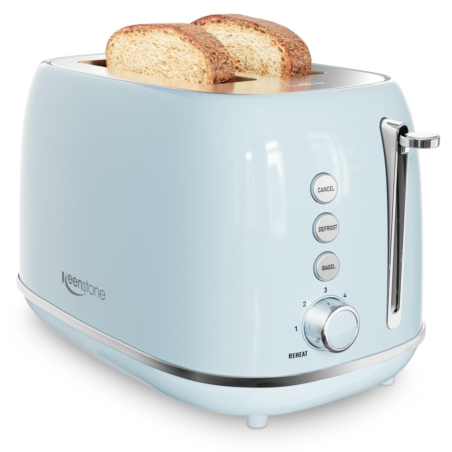 2-Slice Retro Toaster with 6 Browning Settings