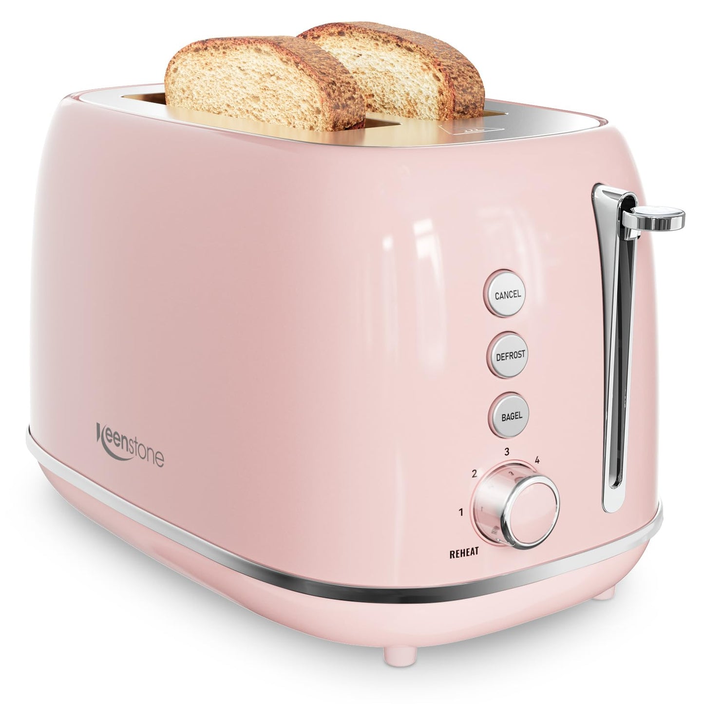 2-Slice Retro Toaster with 6 Browning Settings