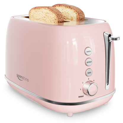 2-Slice Retro Toaster with 6 Browning Settings