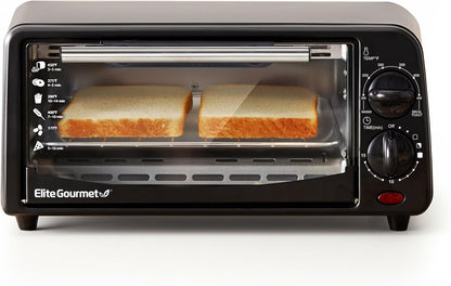 9L Countertop Toaster Oven with 4-Slice Capacity