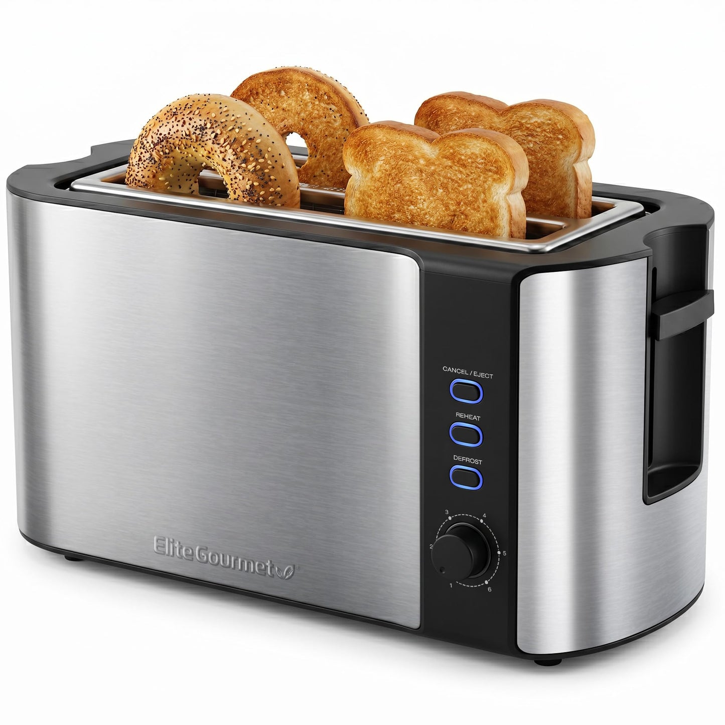 2-Slice Touchscreen Toaster with 6 Preset Menus