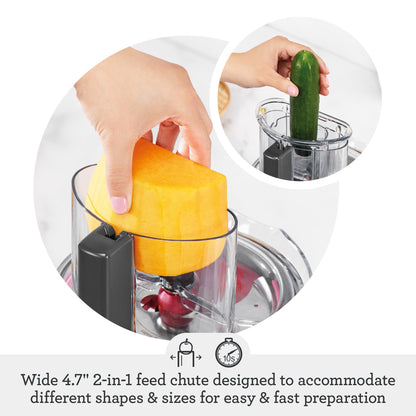 9-Cup Food Processor with Precision Slicing