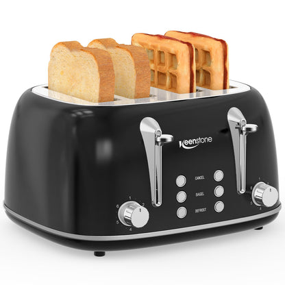 2-Slice Retro Toaster with 6 Browning Settings