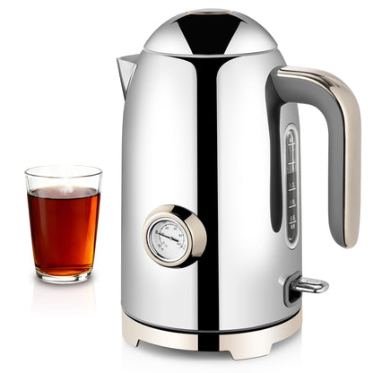 1.7L Electric Kettle with Stainless Steel Interior