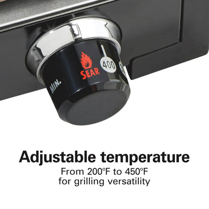 Indoor Searing Grill with Adjustable Temperature