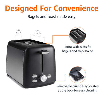 Extra-Wide Slot Toaster with 7 Shade Settings