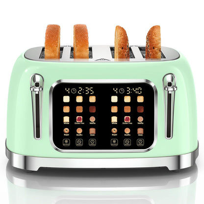2-Slice Touchscreen Toaster with 6 Browning Levels