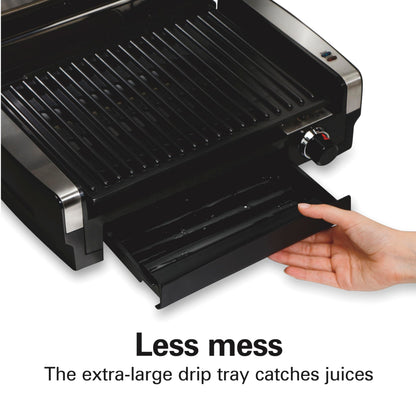 Indoor Searing Grill with Adjustable Temperature