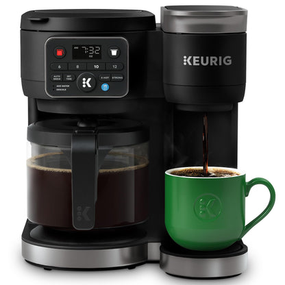 Hot & Iced Coffee Maker with Single-Serve & Carafe