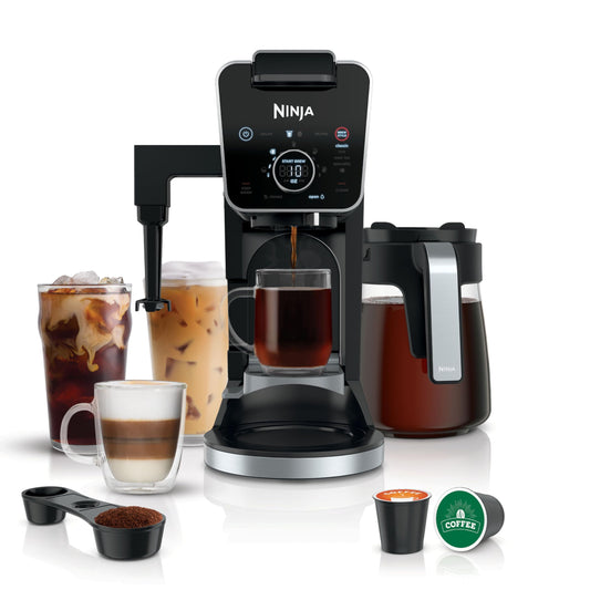 Specialty Drip Coffee Maker with Built-In Frother