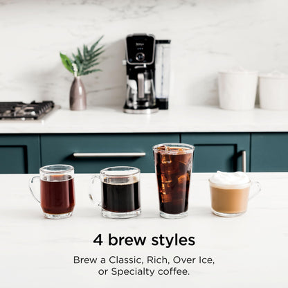 Specialty Drip Coffee Maker with Built-In Frother