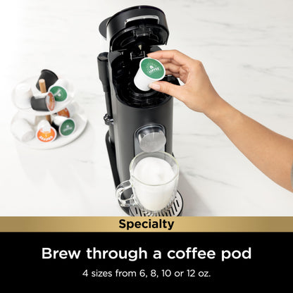 Pod & Grounds Coffee Maker with Specialty Brewing