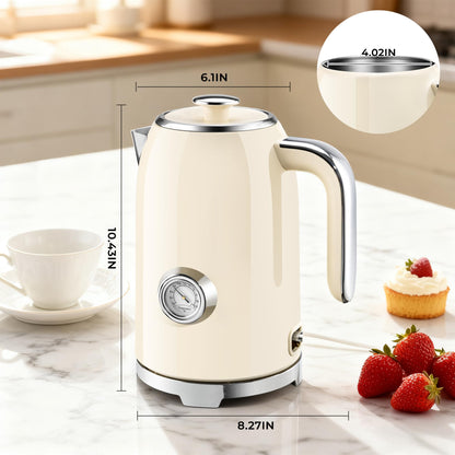 1.7L Electric Kettle with Stainless Steel Interior