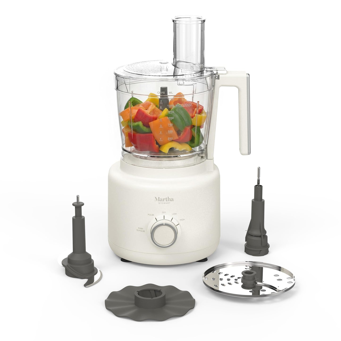 Food Processor with Multi-Function Prep Design