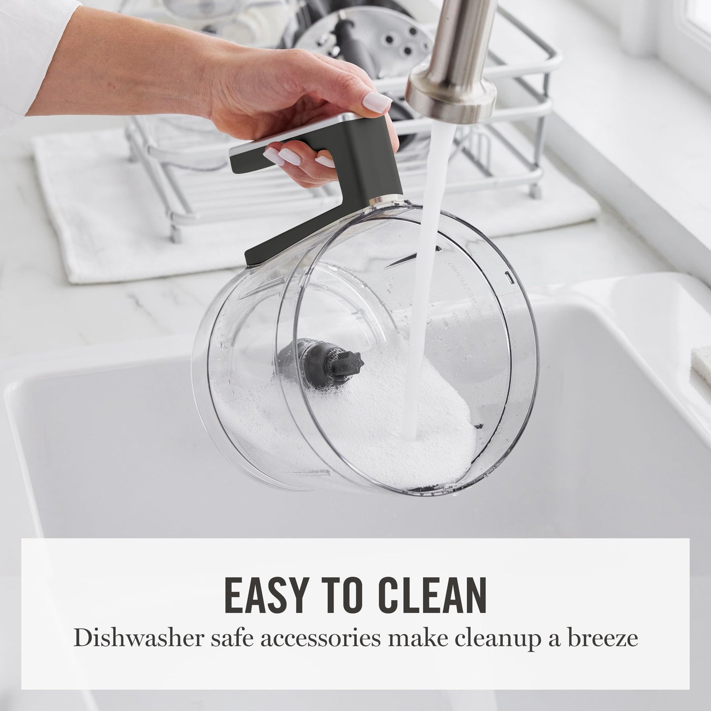 Food Processor with Multi-Function Prep Design