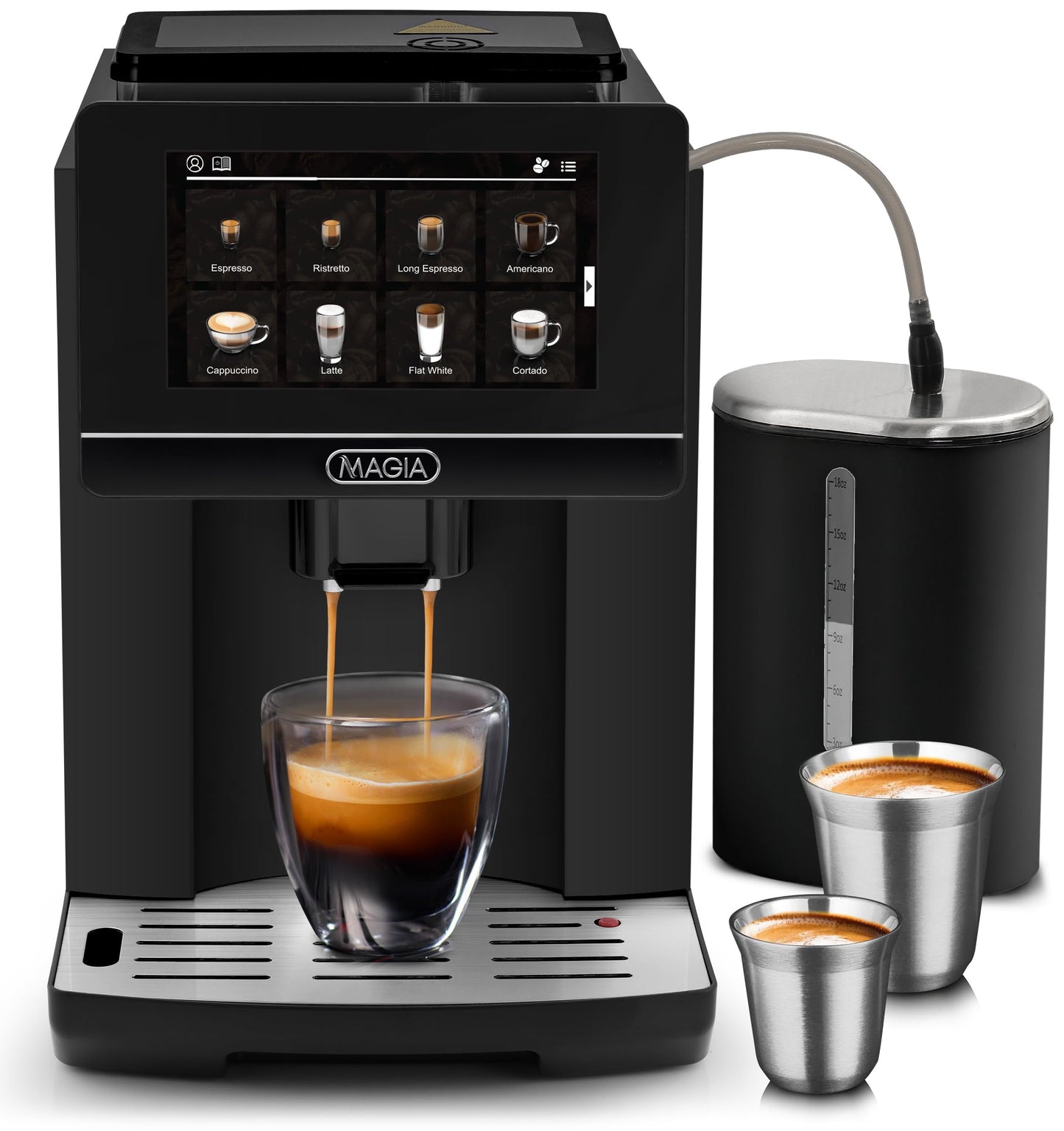 Automatic Espresso Machine with One-Touch Brewing