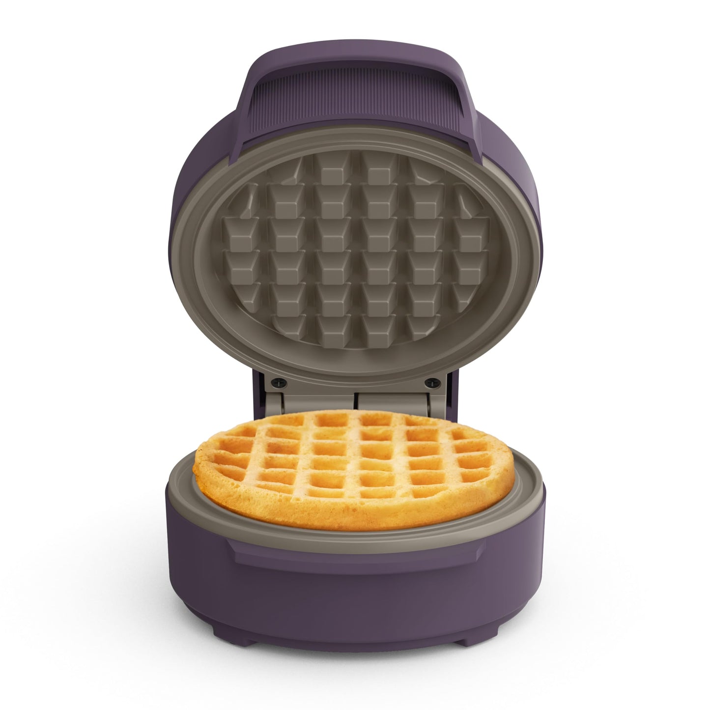 Mini Waffle Maker with Snack-and-Store Design