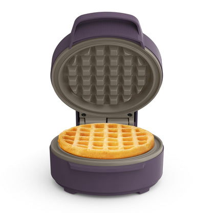 Mini Waffle Maker with Snack-and-Store Design