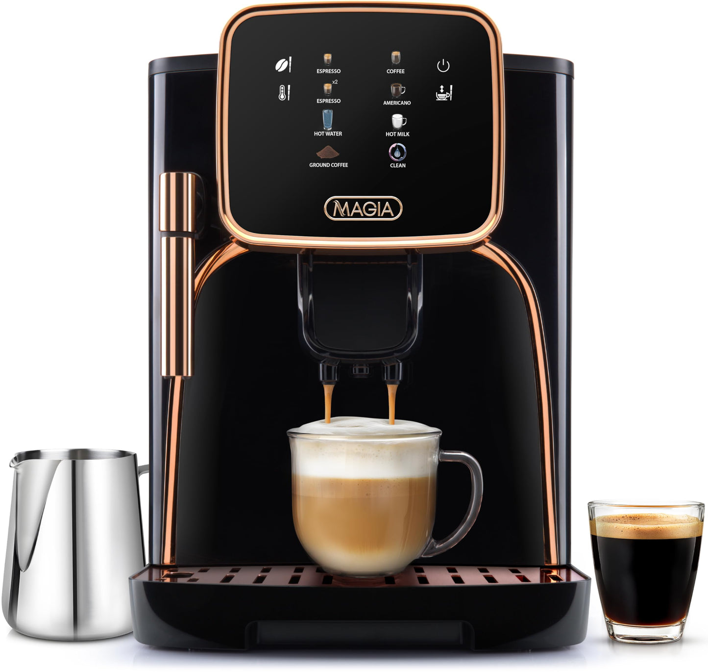 Automatic Espresso Machine with One-Touch Brewing
