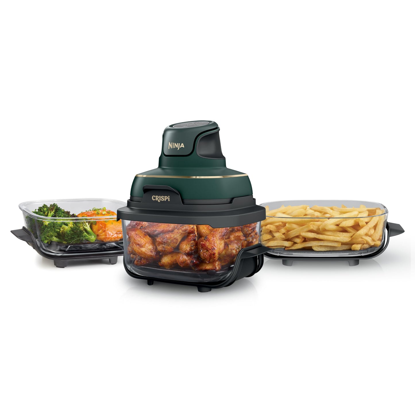 Portable Air Fryer with Glass Cooking Container