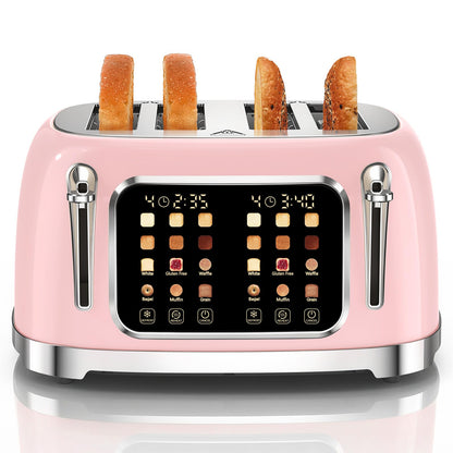 2-Slice Touchscreen Toaster with 6 Browning Levels