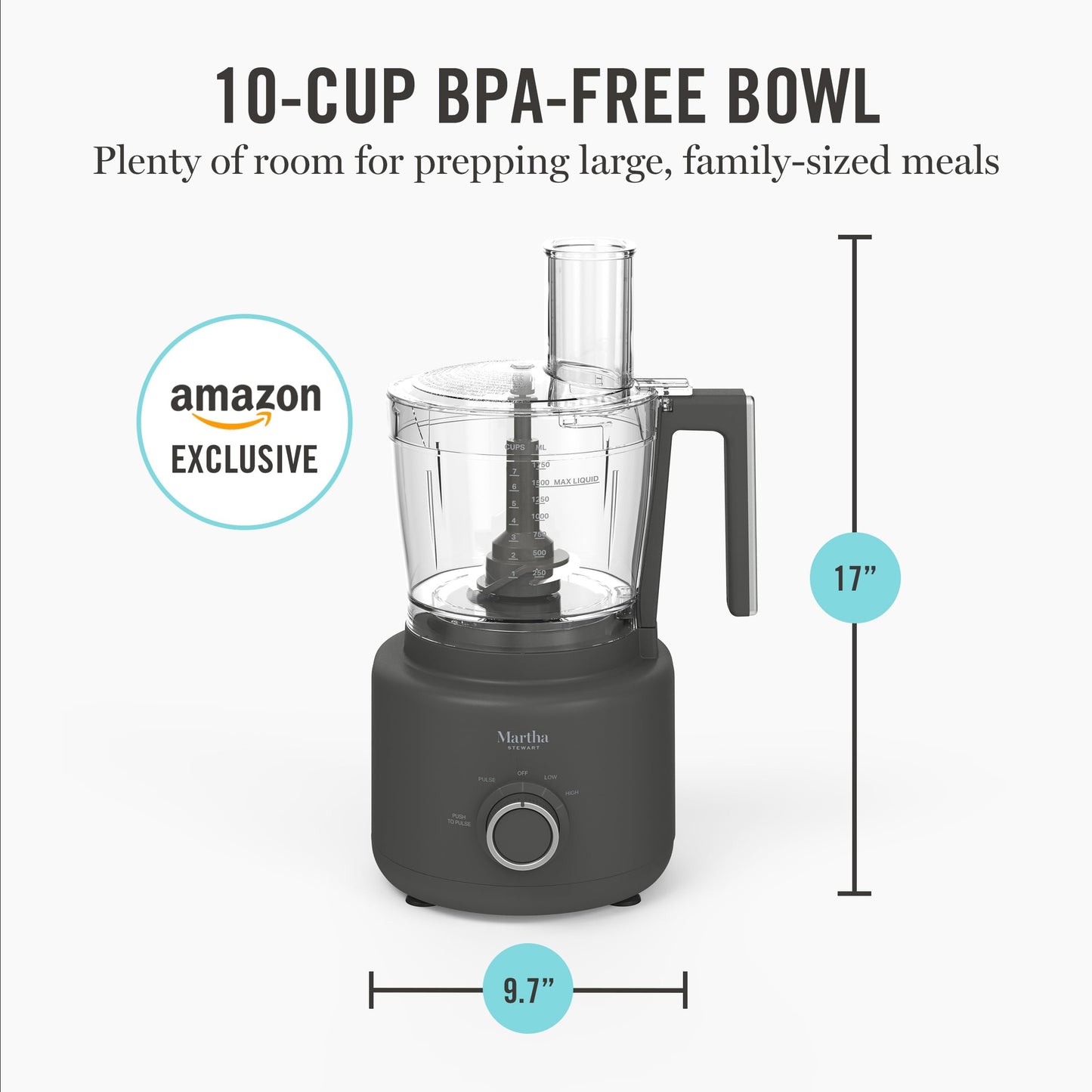 Food Processor with Multi-Function Prep Design