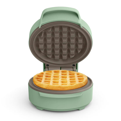 Mini Waffle Maker with Snack-and-Store Design