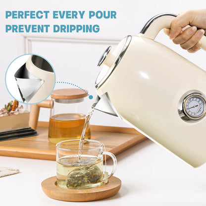 1.7L Electric Kettle with Stainless Steel Interior
