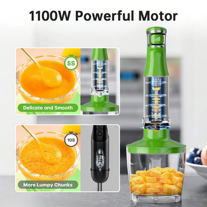 5-in-1 Immersion Blender with Variable Speed Control