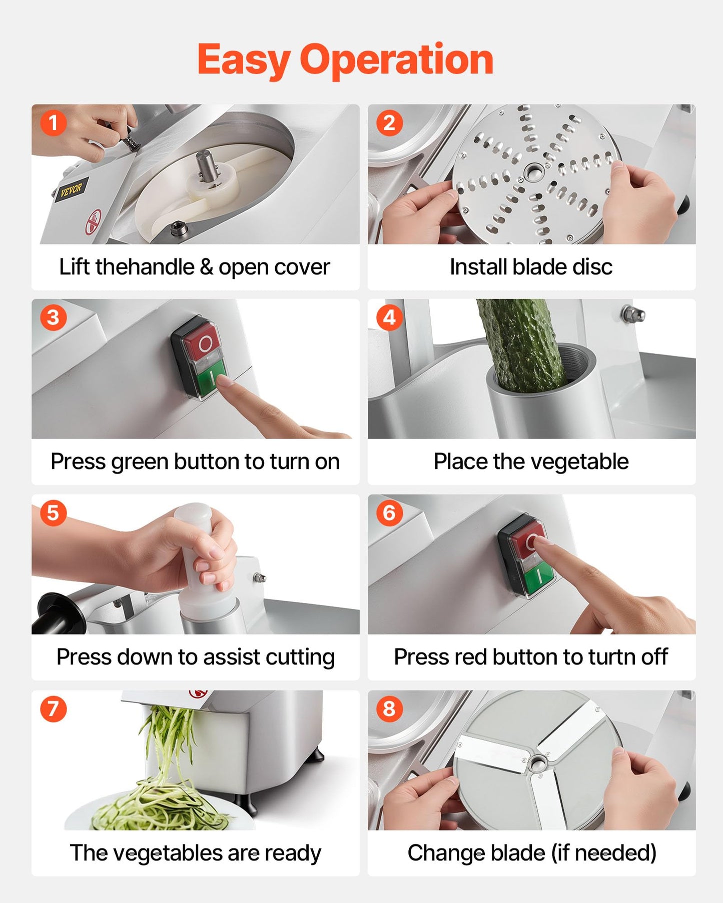 Food Processor with Multi-Function Prep Design