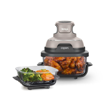 Portable Air Fryer with Glass Cooking Container