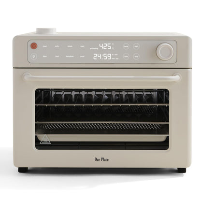 Compact Air Fryer Toaster Oven with Steam Infusion