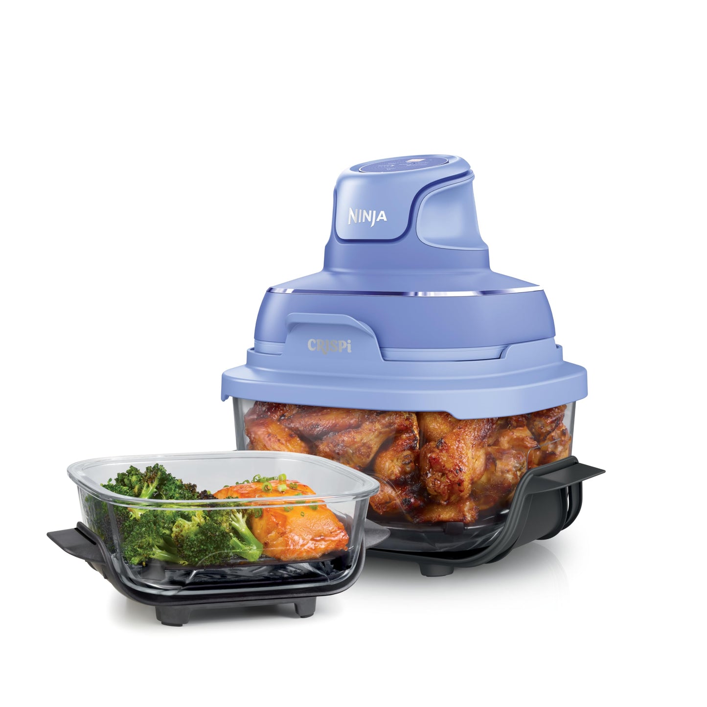 Portable Air Fryer with Glass Cooking Container