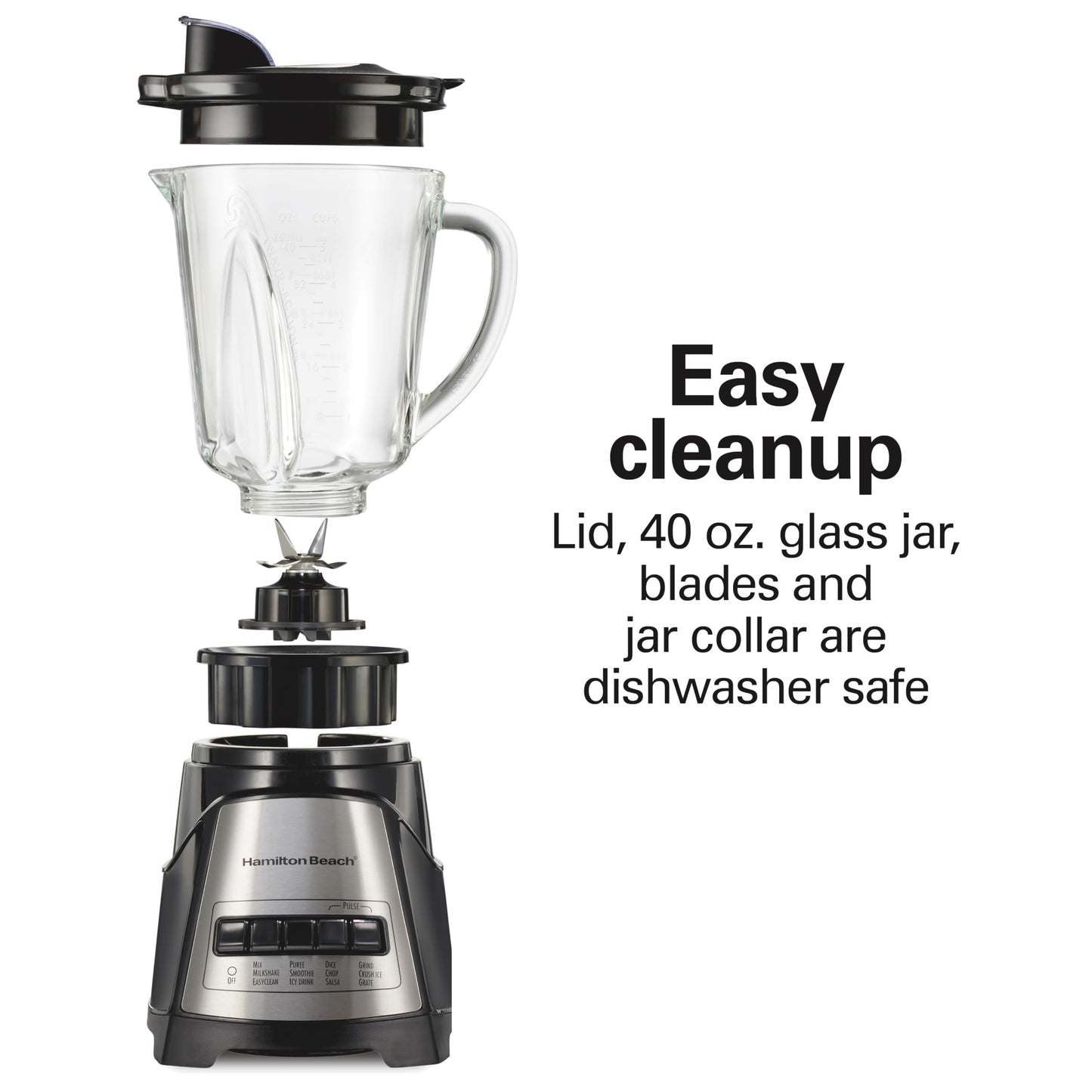 Power Elite Blender with Multi-Function Blending