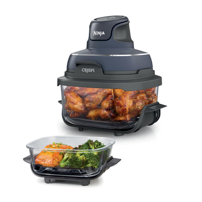 Portable Air Fryer with Glass Cooking Container